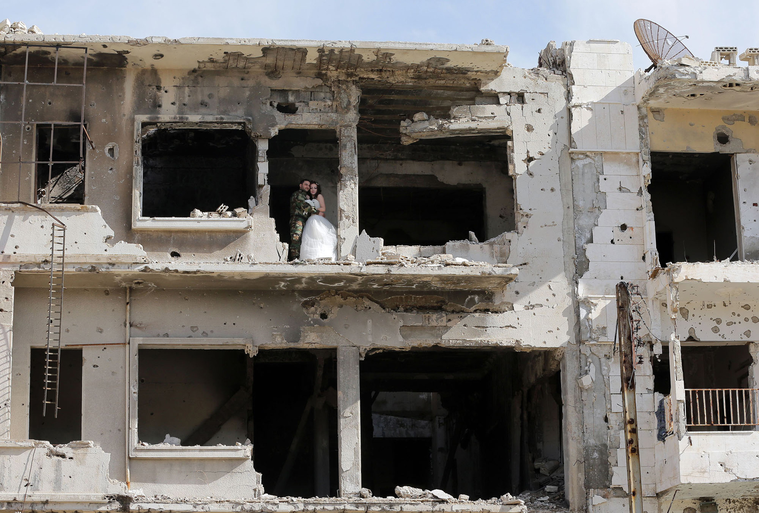 Life is stronger than death. Homs, Syria Life is stronger than death. Homs, Syria