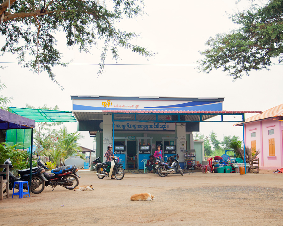 Craig Easton Photos of Colorful Gas Stations of Burma The Atlantic