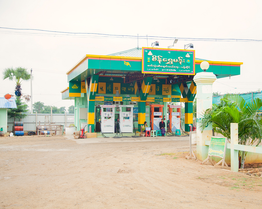Craig Easton Photos of Colorful Gas Stations of Burma The Atlantic