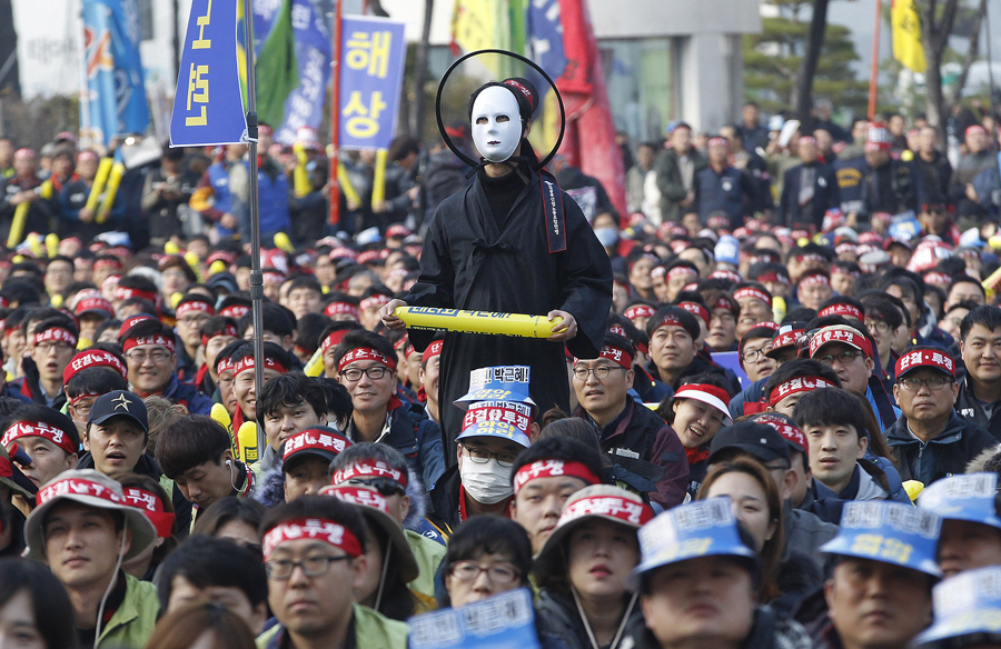 South Korean Protesters Ask Their President To Leave - The Atlantic