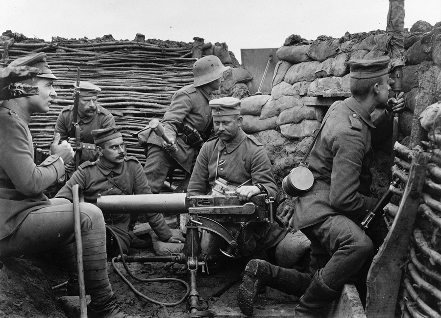 Image result for ww1 german soldiers in trenches