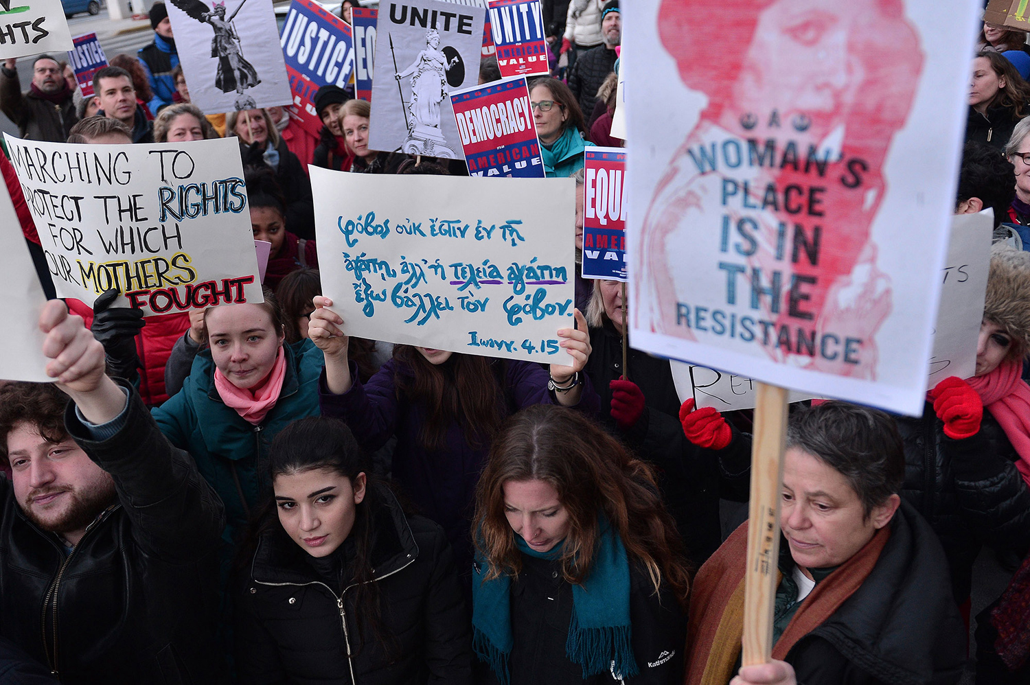 Women around the world marched in solidarity with us against Trump ...