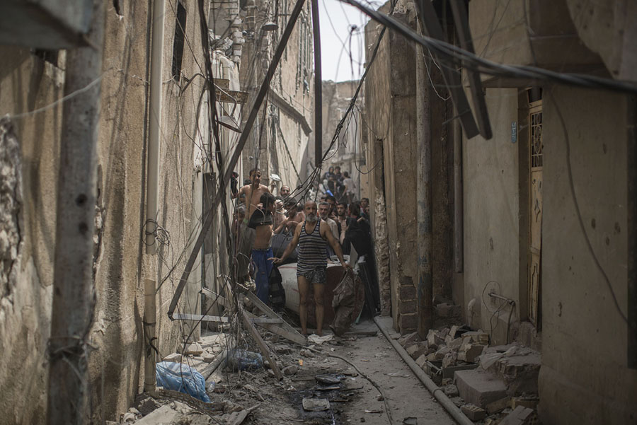 Civilians escaping Mosul, Iraq again Felipe Dana / AP