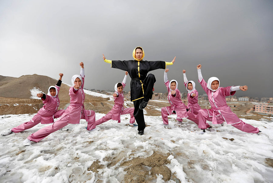 Love this...Teaching girls in Kabul self-defense by Mohammad Ismail / Reuters 