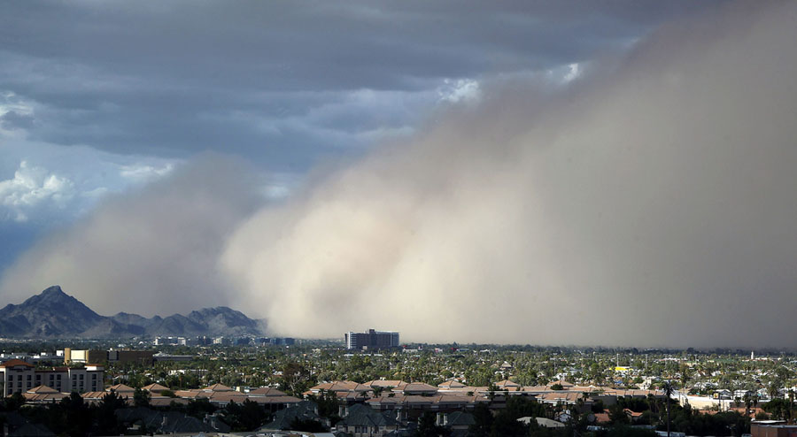 The Strange Beauty Of Sandstorms - The Atlantic