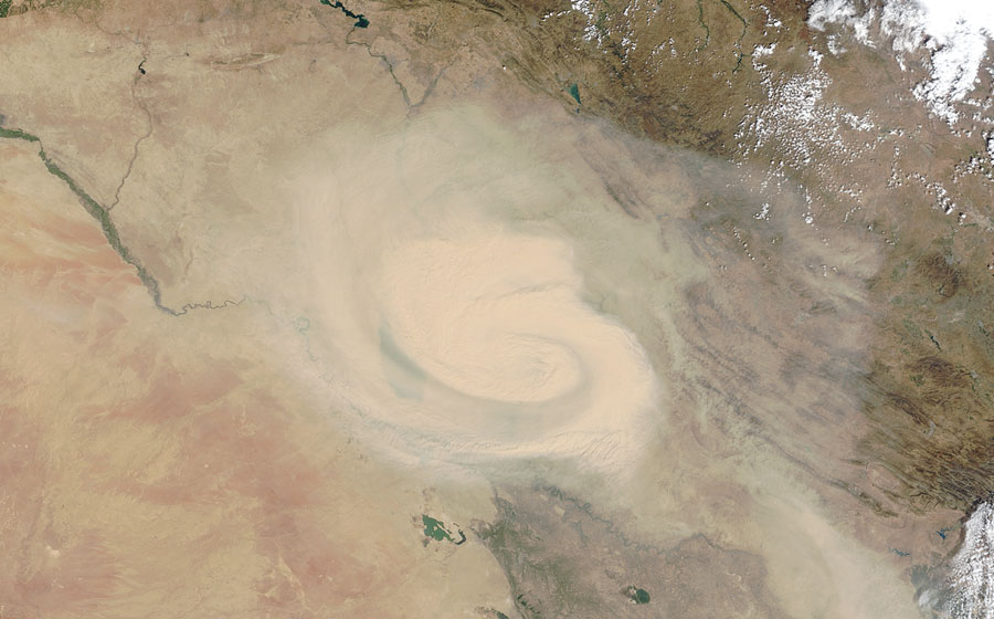 The Strange Beauty of Sandstorms The Atlantic