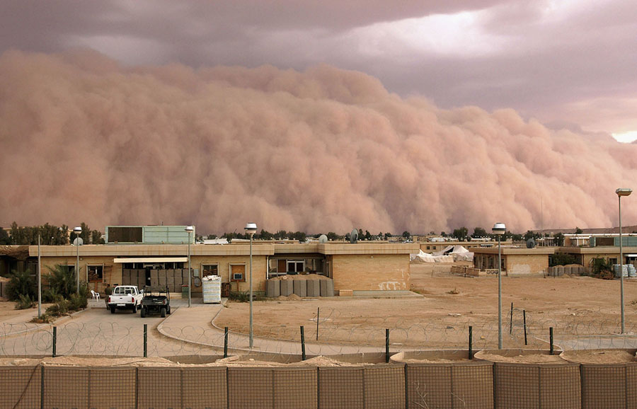 The Strange Beauty of Sandstorms The Atlantic