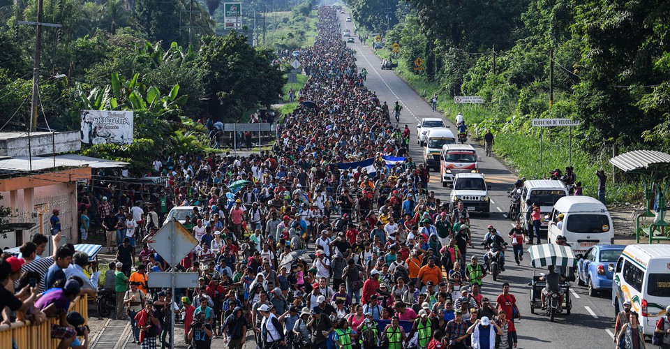 Photos Of The Migrant Caravan The Atlantic   Facebook 