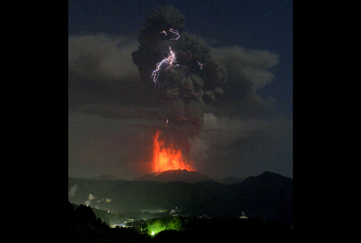 gunung api Jepang