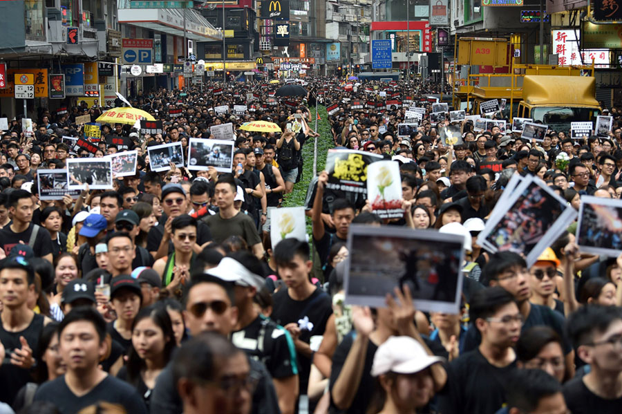 Hong Kong Protesters Return to the Streets: Photos - The Atlantic