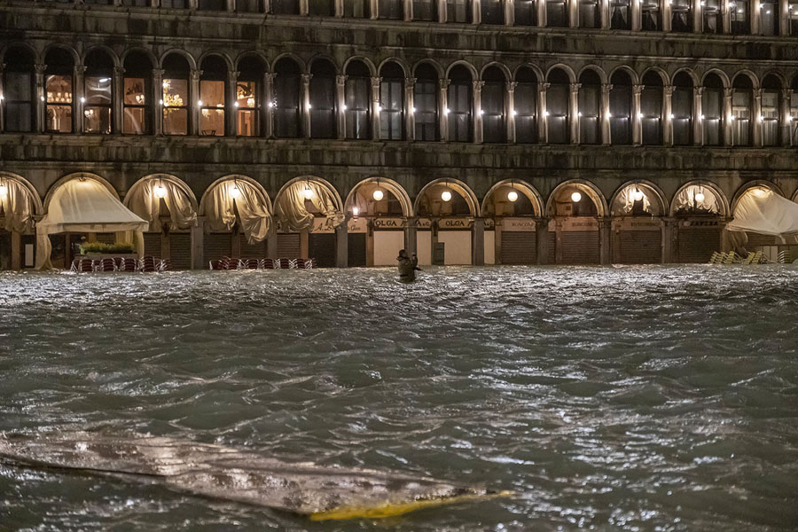 Photos of Venice Underwater The Highest Tide in 50 years The Atlantic