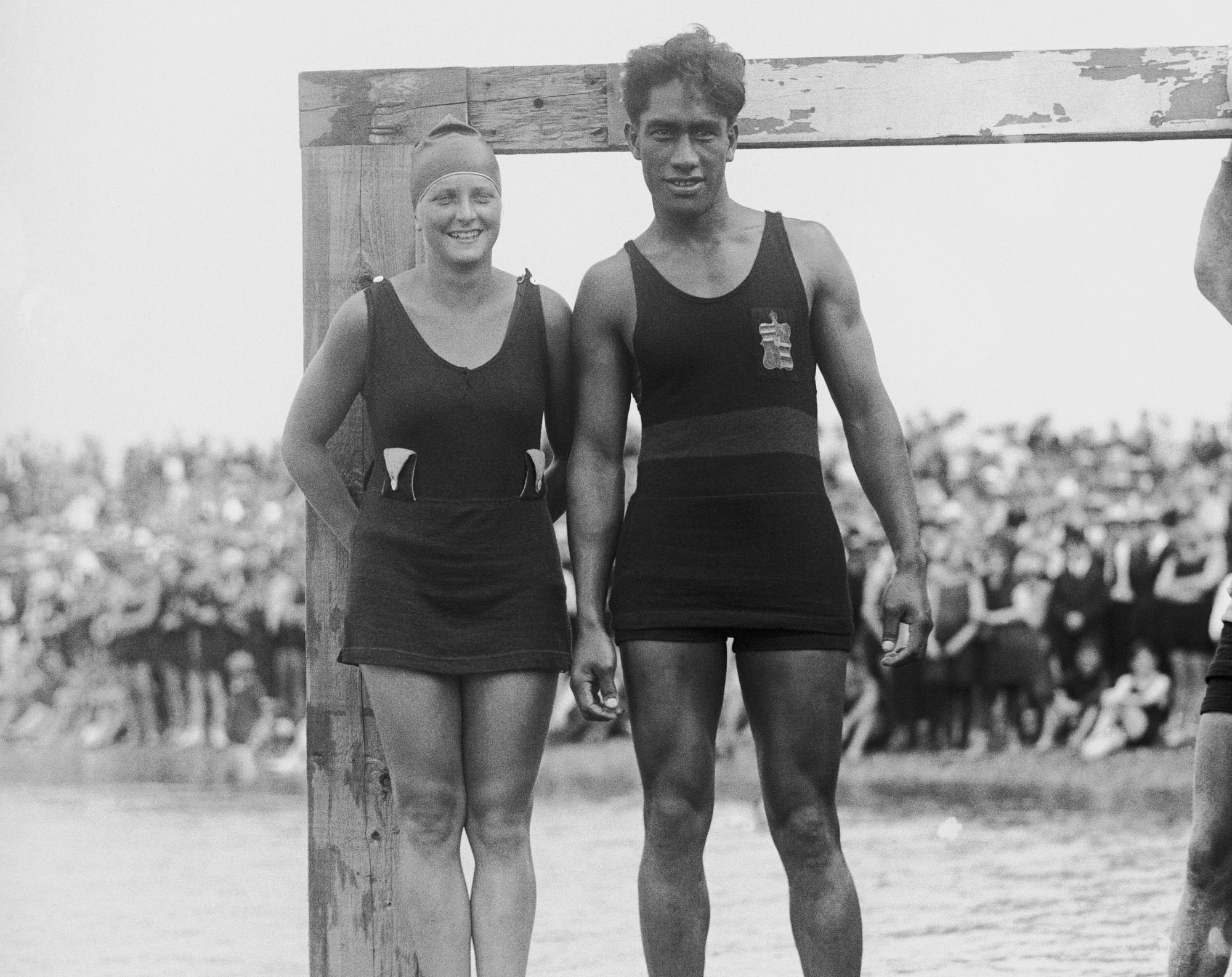 [July 25th, 1920] Swimmers from Team U.S.A. photographed at the 1920
