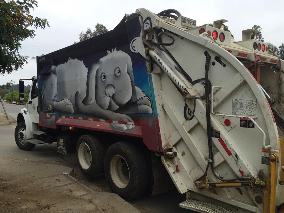 Can These Colorful Garbage Trucks Make Trash Collection Cool? - CityLab