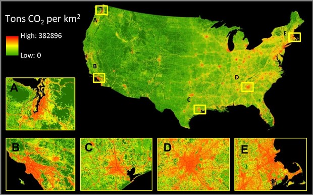 Even Dense Cities With Transit Have High Vehicular Carbon Emissions Due