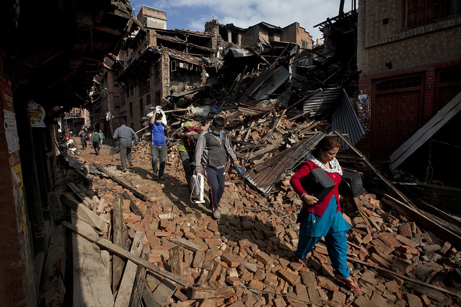 Rescue Efforts Continue in Kathmandu After Saturday's Deadly Earthquake