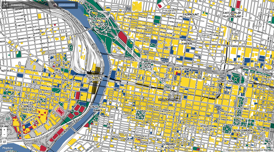 This Roy Lichtenstein Themed Map Makes Pop Art Of The