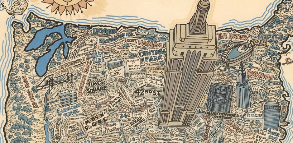 A Wonderfully Stereotypical 1970s Map Of New York Citylab