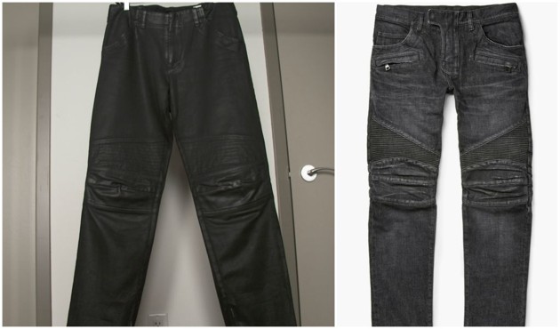 helmut lang turn up jeans