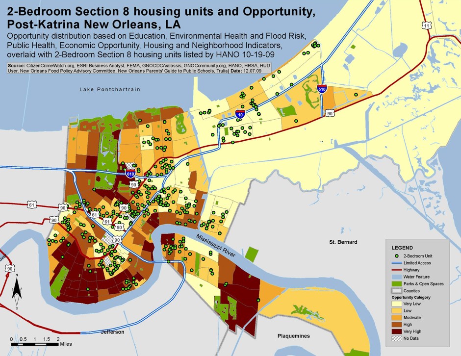 8 Maps of Displacement and Return in New Orleans After Katrina - CityLab