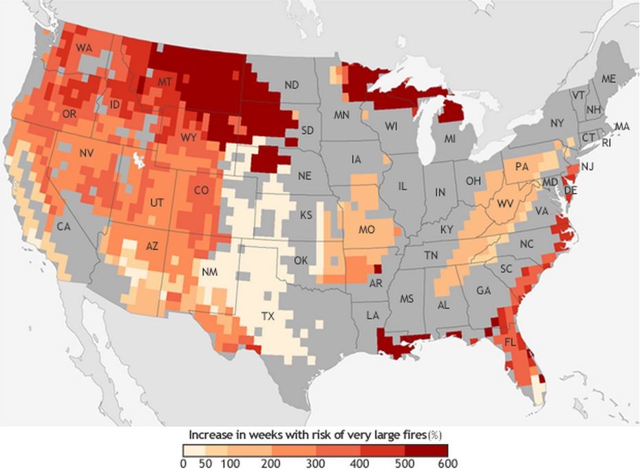 A New Study Suggests Climate Change Could Drive America's Wildfire Risk