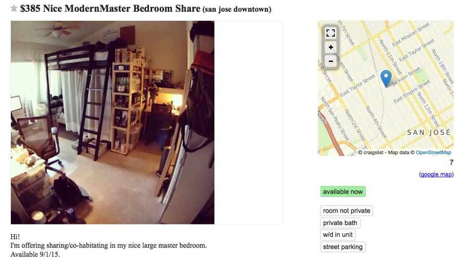 San Francisco's Bunk-Bed Craigslist Ads Show the Depth of ...