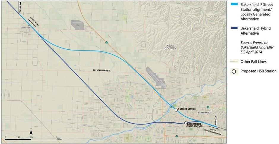 proposed california high speed rail route