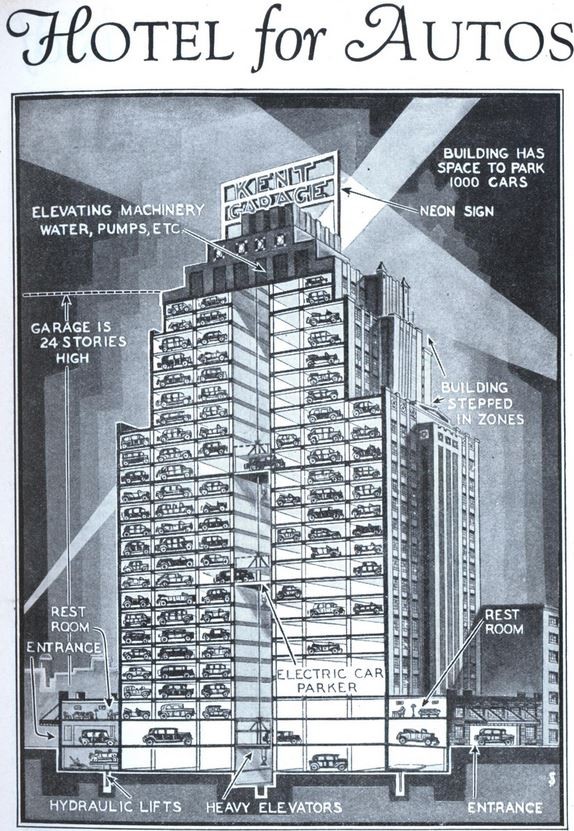 New York S Old Kent Automatic Garages Were Marvels Of Sky High