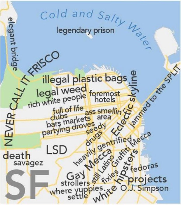A Profane, Judgemental 'Urban Dictionary' Map of the San Francisco Bay Area - CityLab