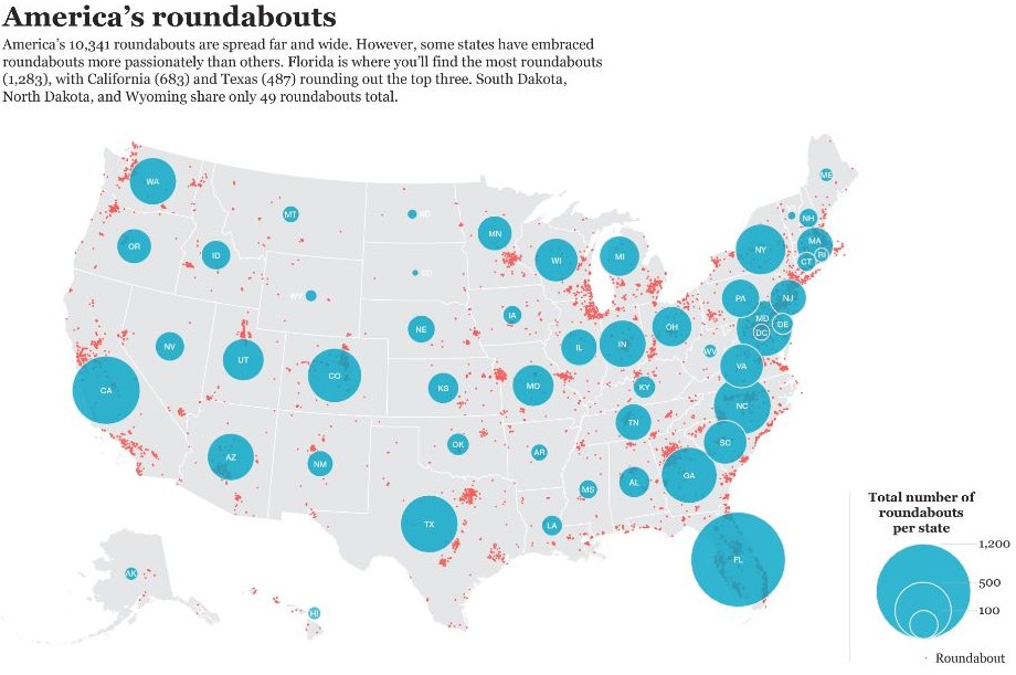 Mapping America's Resistance to Traffic Roundabouts CityLab