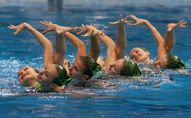 Svetlana KOLESNICHENKO 1.OS Gold 2016 Foto signiert Synchronschwimmen RUS 