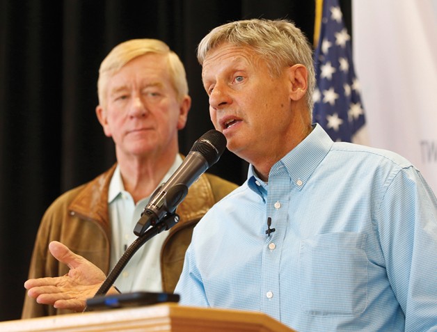 2016 libertarian ticket: Gary Johnson and Bill Weld