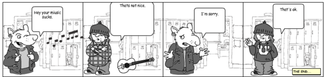A comic strip