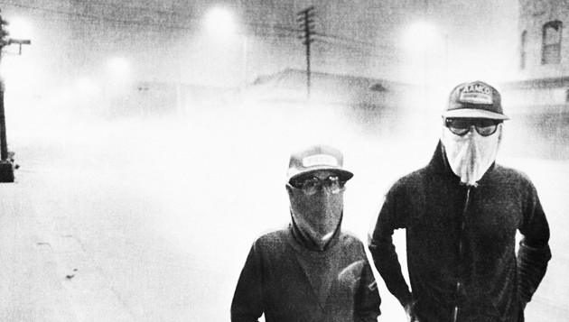 The streets of Yakima, Washington, are dark at 3:00 p.m. after an eruption of Mount St. Helens on May 18, 1980.
