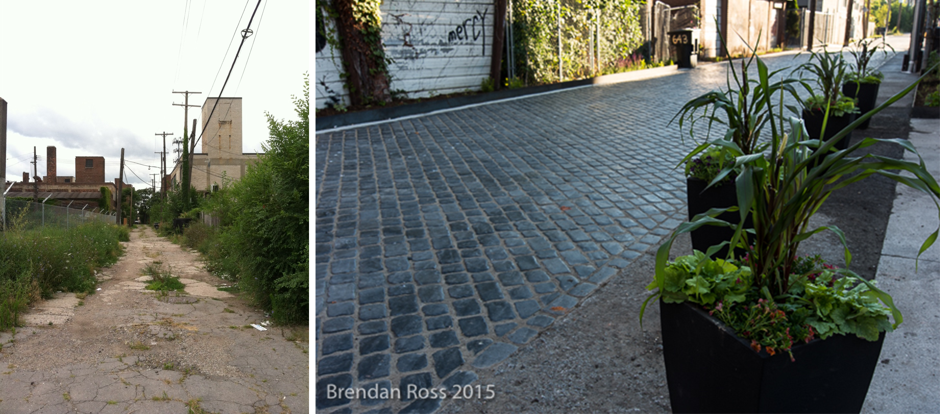 Photos show Detroit's Selden Alley before and after