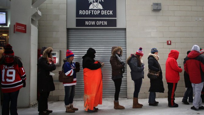 Women's bathroom lines