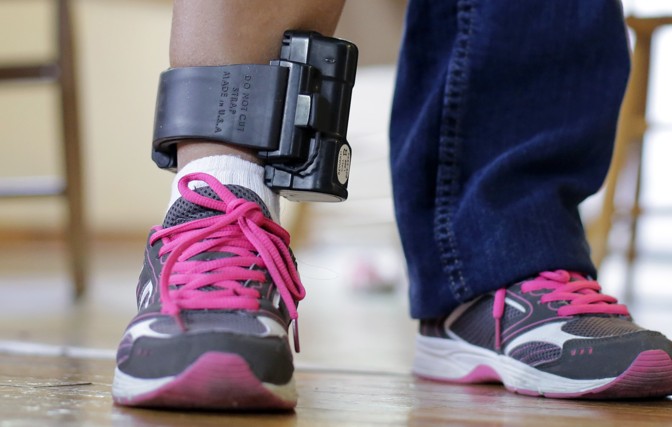 New ankle monitors can call and record kids without their consent, raising concerns among civil liberties watchers.