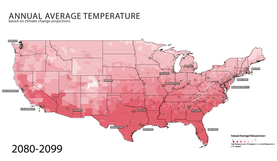 America After Climate Change Mapped Citylab