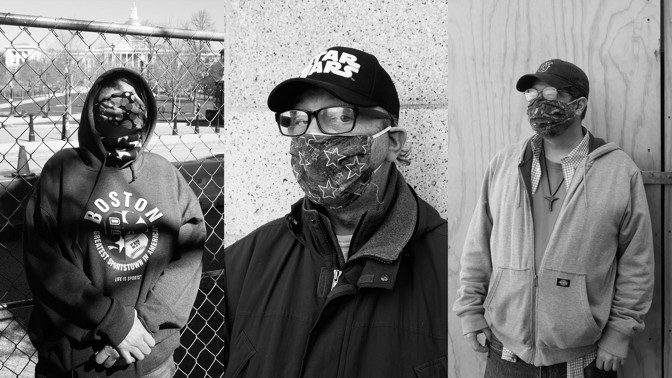 Members of the Black Seed Writers Group, a once-a-week session for homeless writers in downtown Boston, photographed on April 7