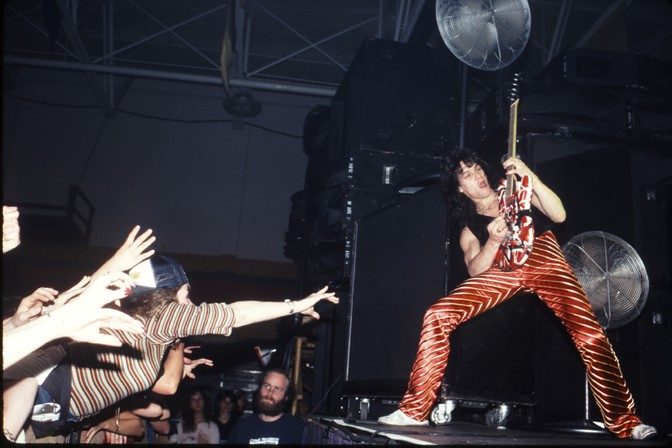 Eddie Van Halen on stage