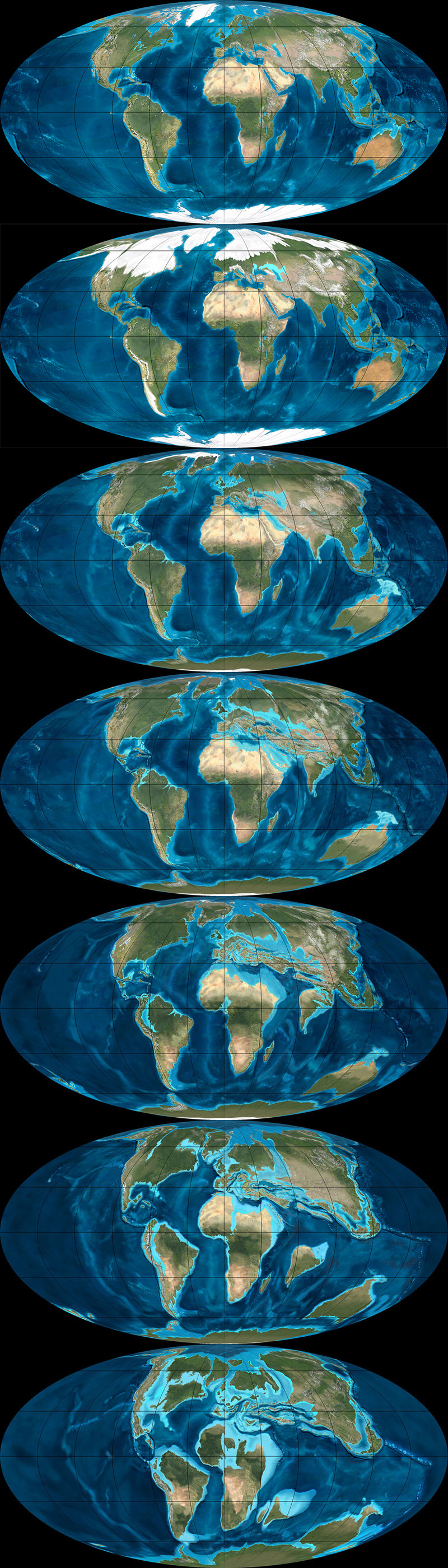 What Did The Continents Look Like Millions Of Years Ago