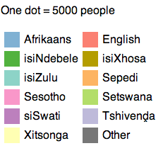 Ethnic groups, languages, and apartheid in South Africa