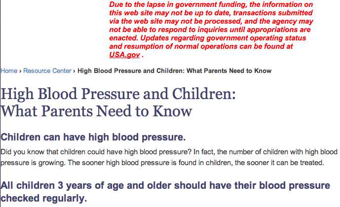 Blood pressure: Taking your child's blood pressure at home