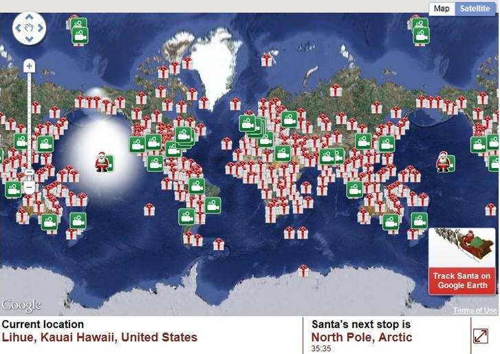 north santa tracker