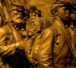 54th Massachusetts Regiment Monument Defaced