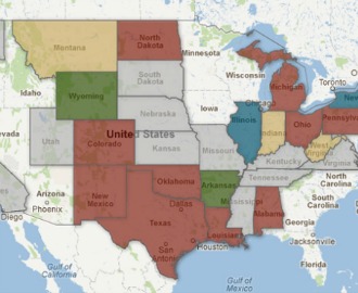 Fracking In The Usa Map United - Fracking Laws Map Master 330