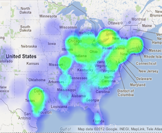 How America Swears: Here's a Heatmap Tracking Twitter Profanity - The