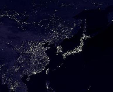 Picture of the Day: North Korea at Night - The Atlantic