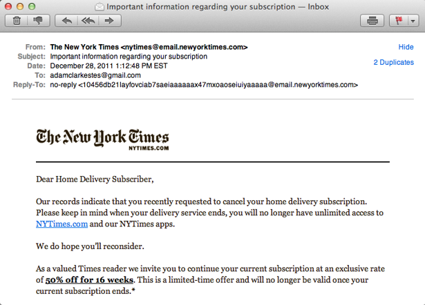 The New York Times Just Spammed 8 Million People By Accident The Atlantic