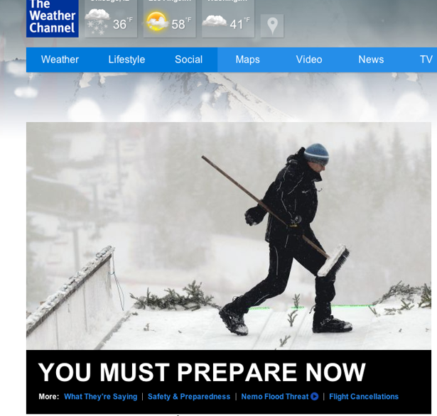 How To Get Ready For The Nemo Blizzard The Internet Way The