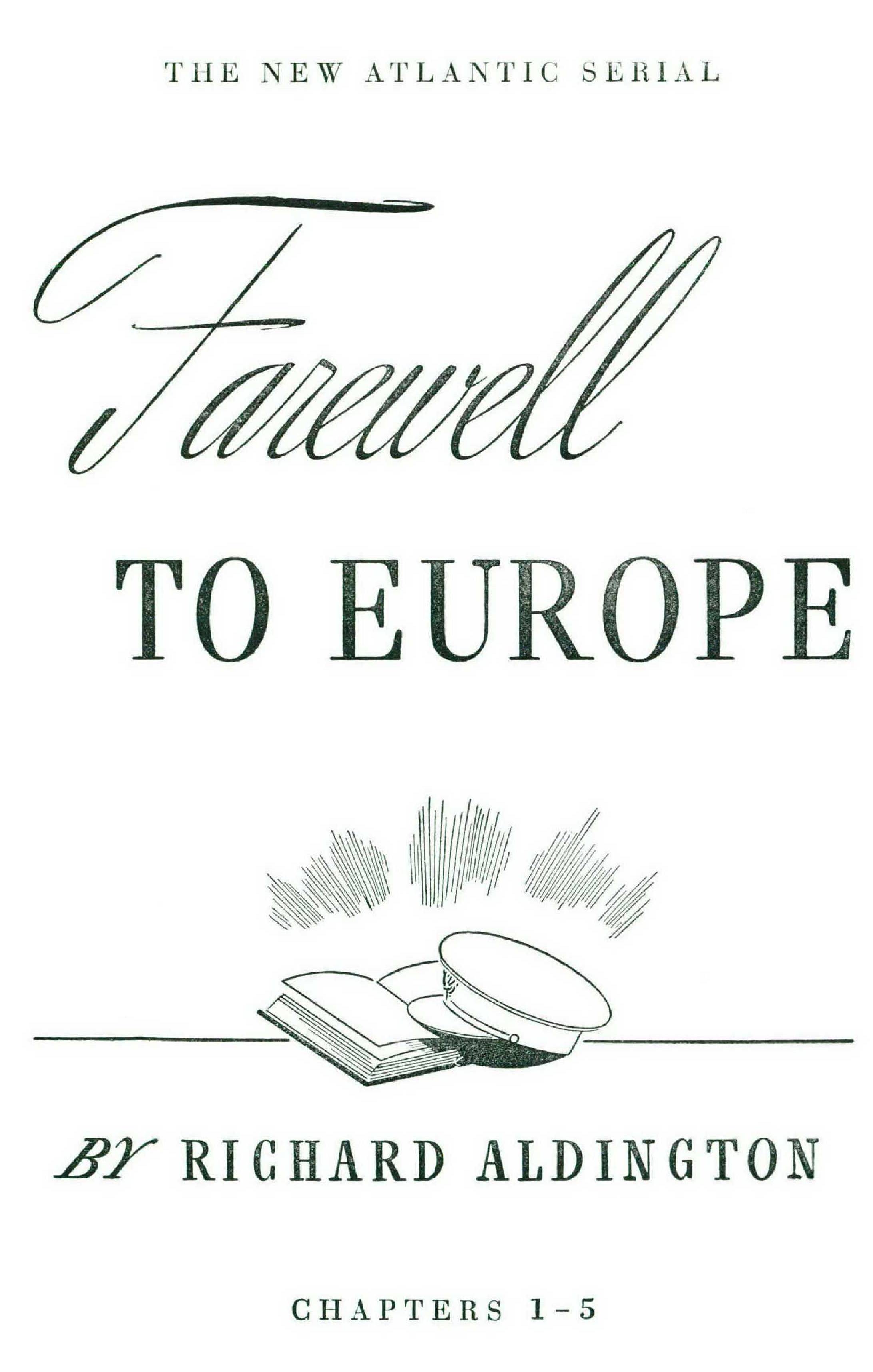 Farewell to Europe